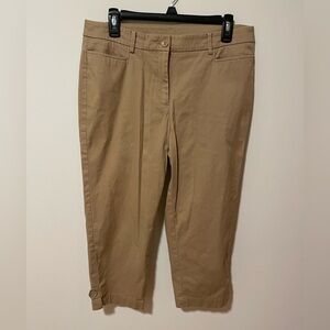 Talbot’s Women's Perfect Skimmer Cropped Pants 10